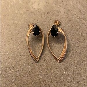 14K gold earrings